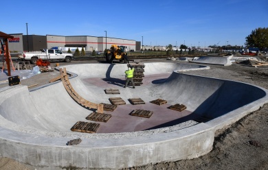 Строительство бетонных скейт парков